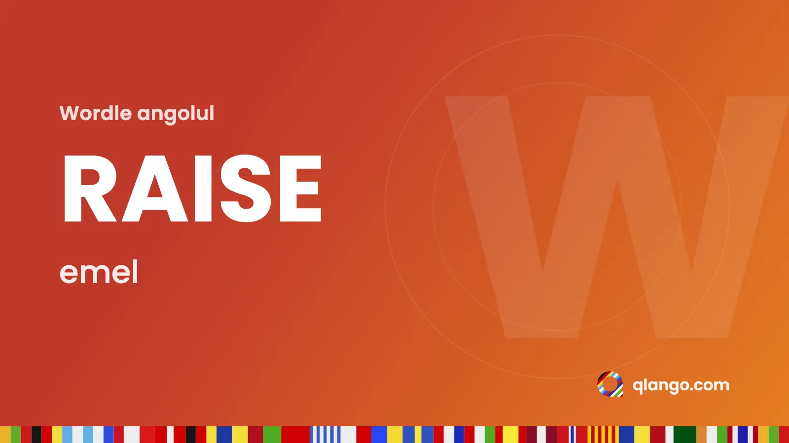 5 betűs angol szavak: „raise” jelentése: emel