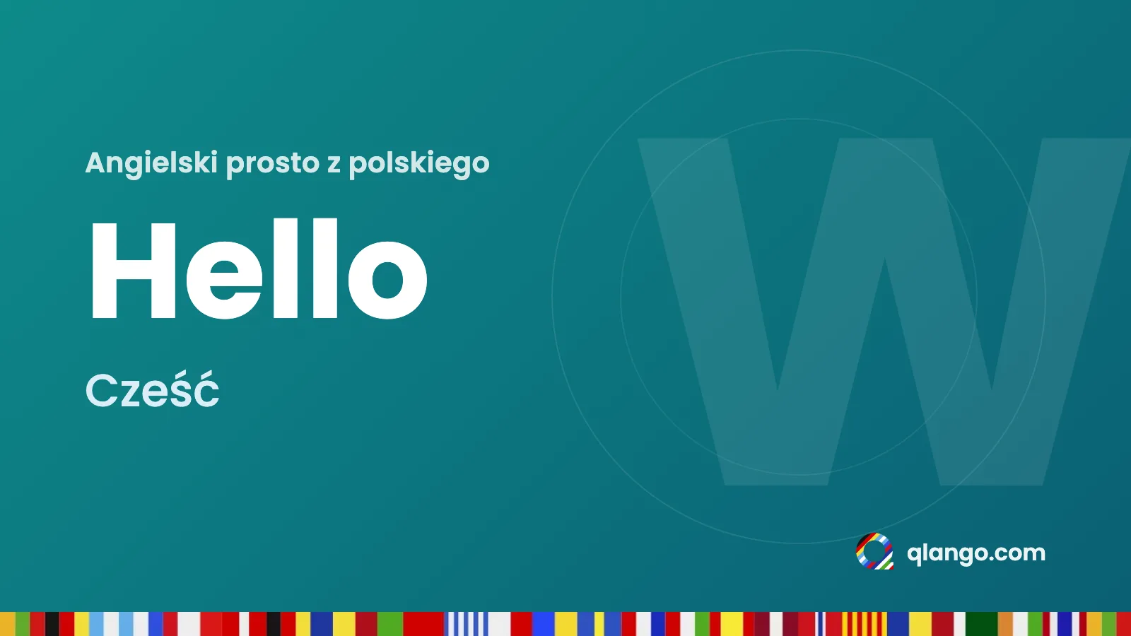 Angielski prosto z polskiego: Hello znaczy „Cześć”