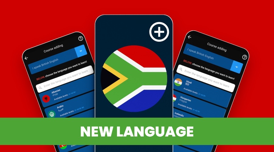 NEW LANGUAGE: AFRIKAANS