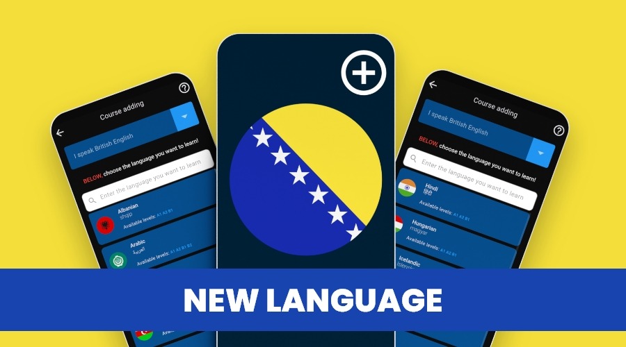 NEW LANGUAGE: BOSNIAN