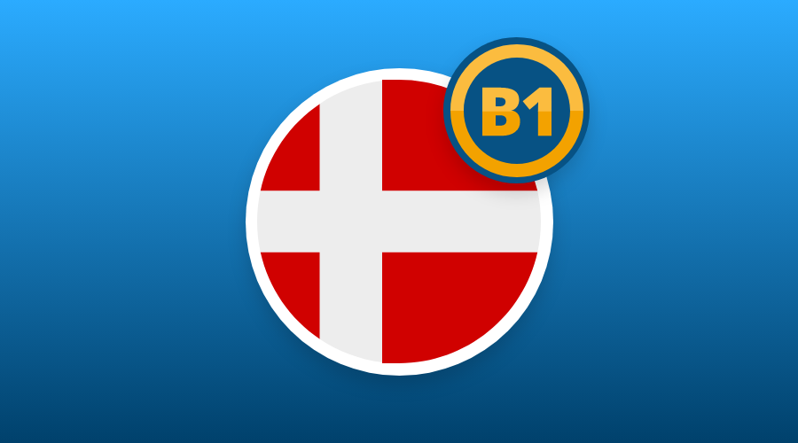 DANISH B1 LEVEL AVAILABLE