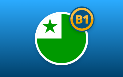 ESPERANTO B1 LEVEL AVAILABLE