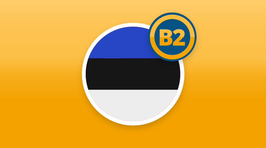 ESTONIAN LEVEL B2 NOW AVAILABLE
