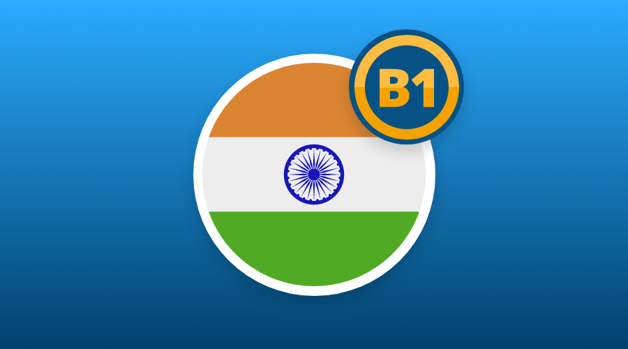 HINDI B1 LEVEL AVAILABLE