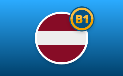 LATVIAN B1 LEVEL AVAILABLE