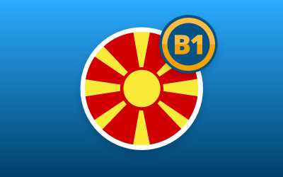 MACEDONIAN B1 LEVEL AVAILABLE