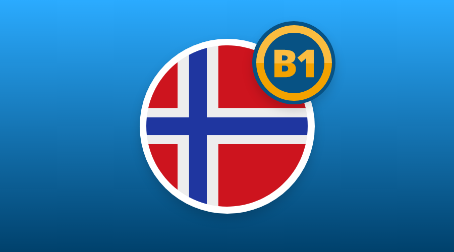 NORWEGIAN B1 LEVEL AVAILABLE