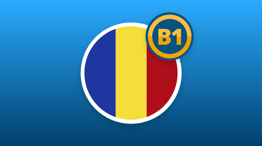 ROMANIAN B1 LEVEL AVAILABLE
